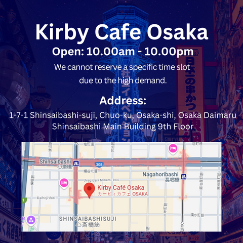 Kirby Cafe Reservation Japan Osaka