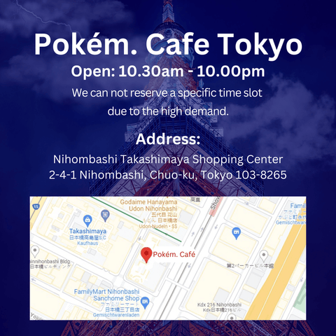 Pokémon Cafe Reservation Japan Tokyo