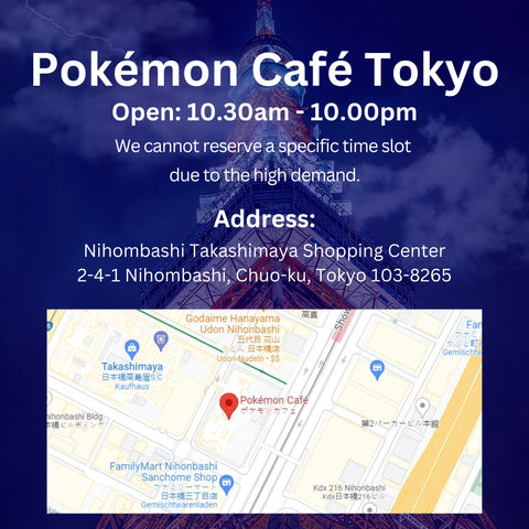 Pokemon Cafe Reservation Tokyo